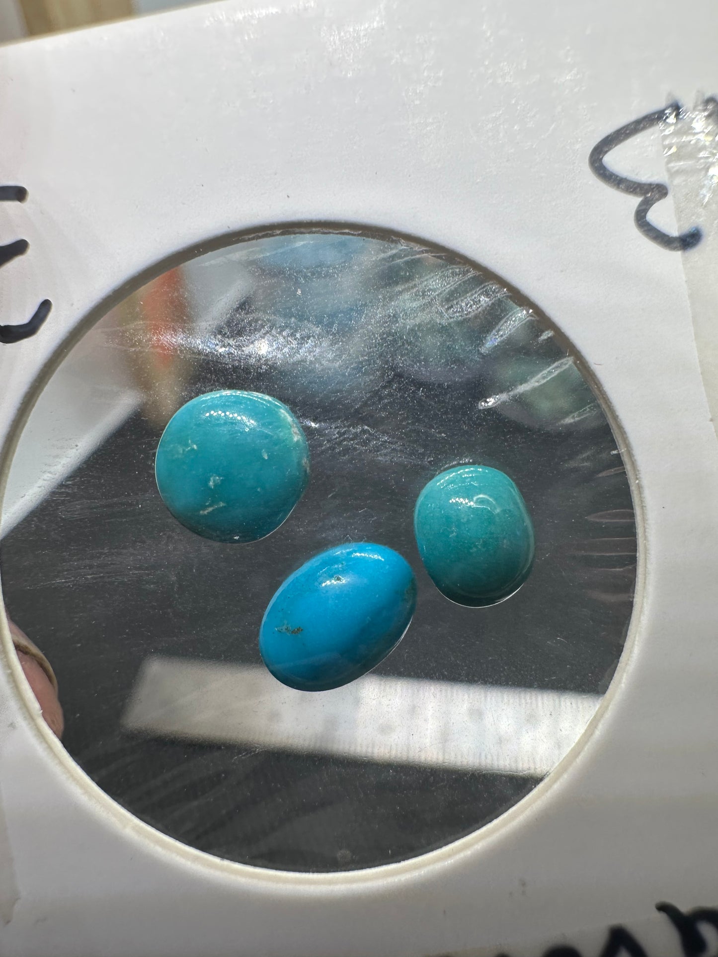 Turquoise cabochons 
