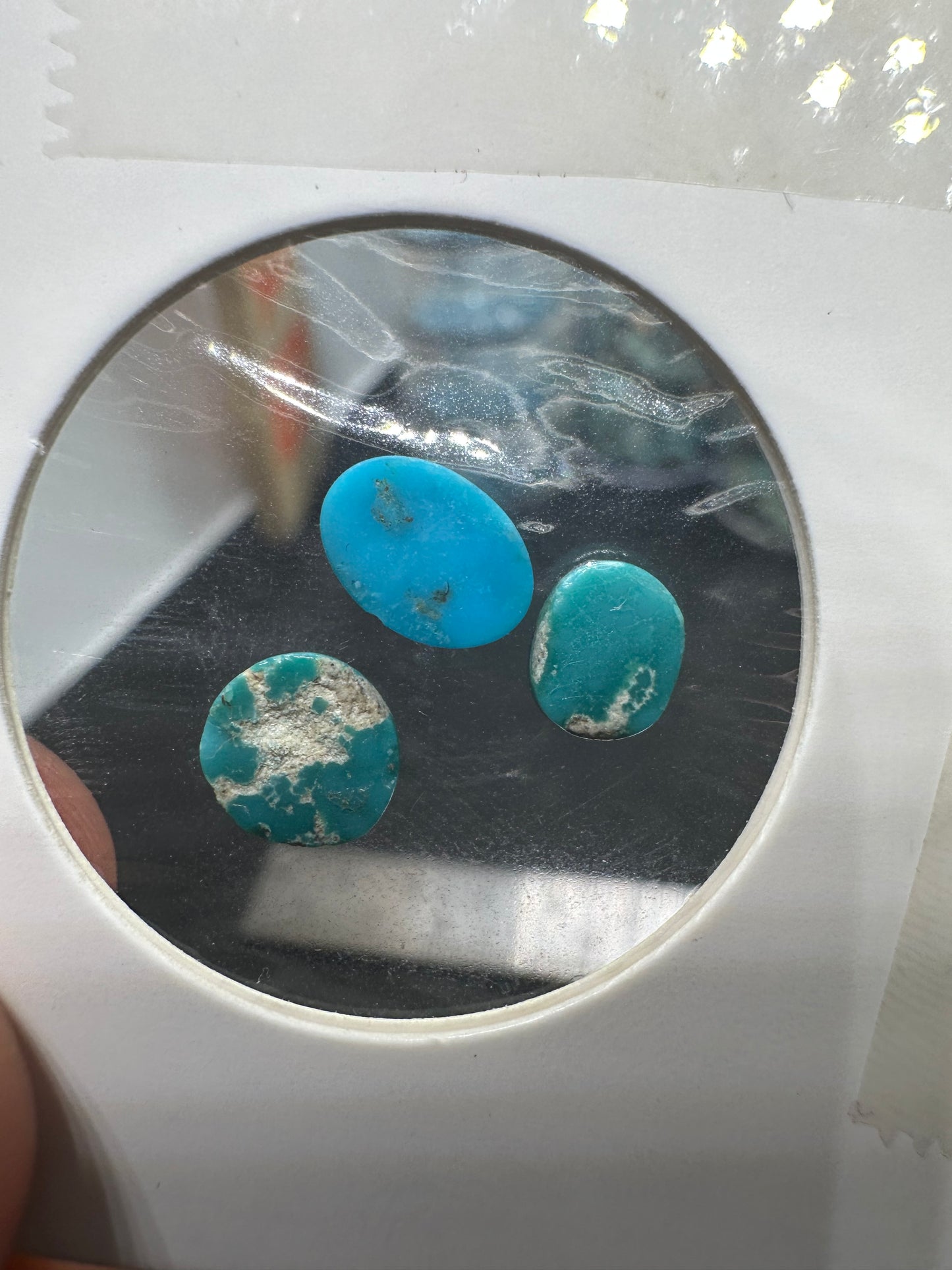 Turquoise cabochons 