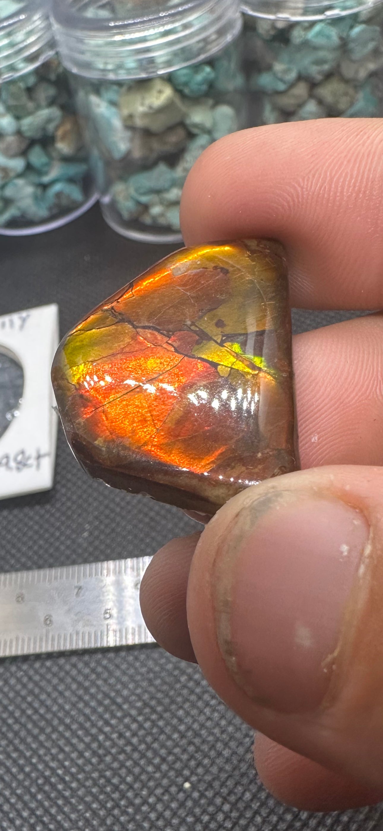 Large virgin valley opal doublet ￼